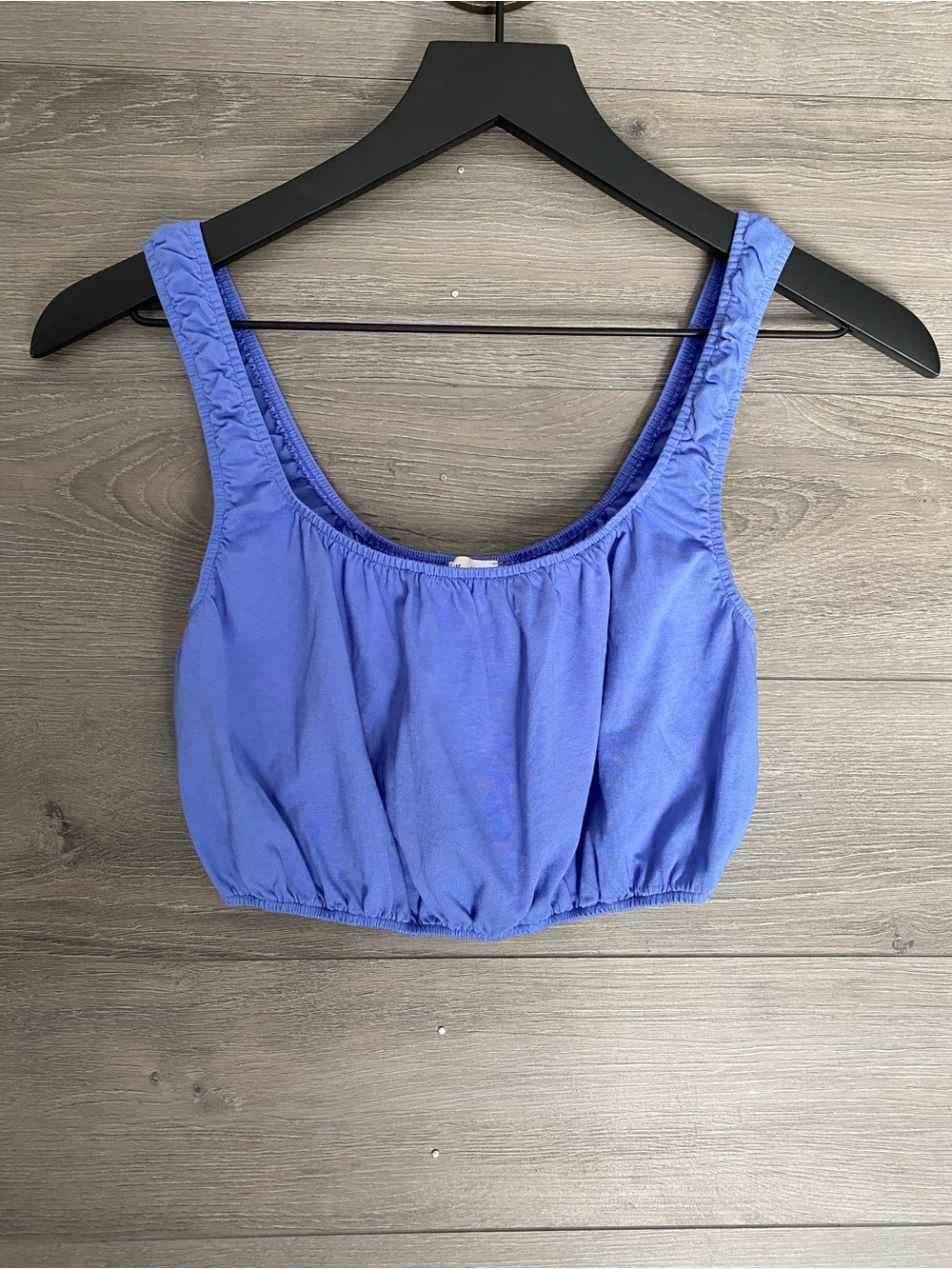 Aritzia Silva Tank Periwinkle Cotton Jersey